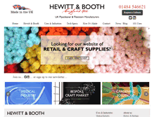 Tablet Screenshot of hewittandbooth.com